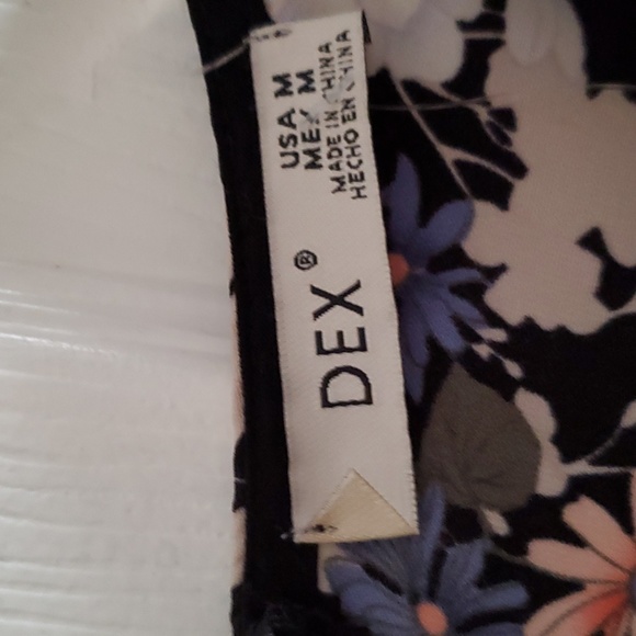 Dex Floral Print Midi Dress size M - Picture 4 of 7